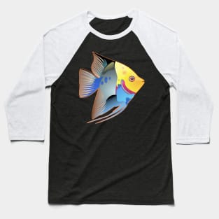 Multicolored fish fish color Baseball T-Shirt